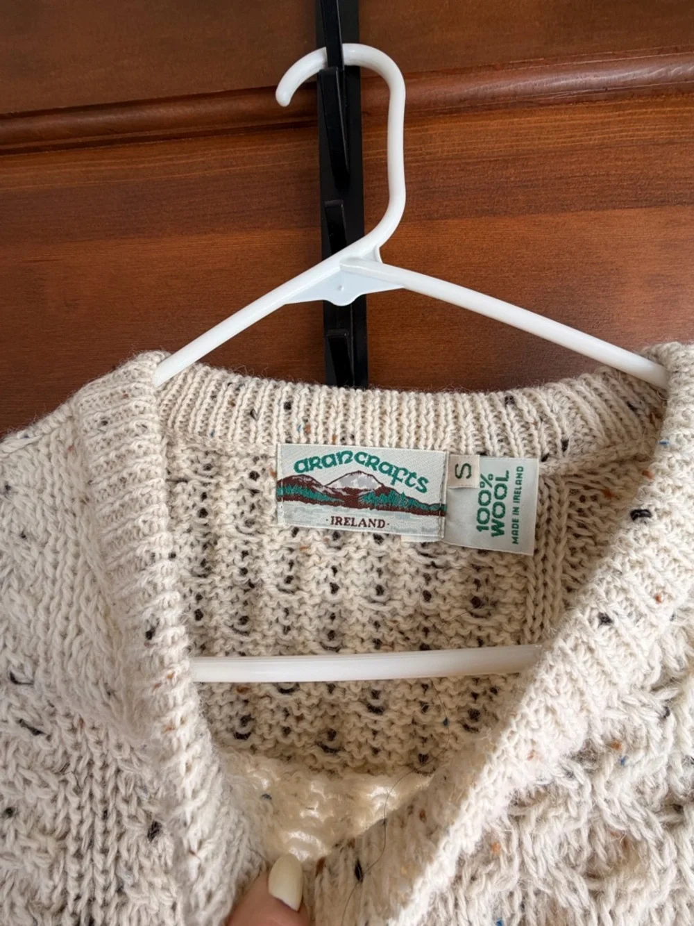 Vintage 90s Arancraft 100% Wool - Picture 2 of 4